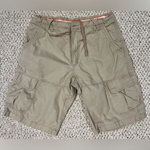 Nike men’s Air Jordan tan khaki casual cargo shorts size 36 XL XXL